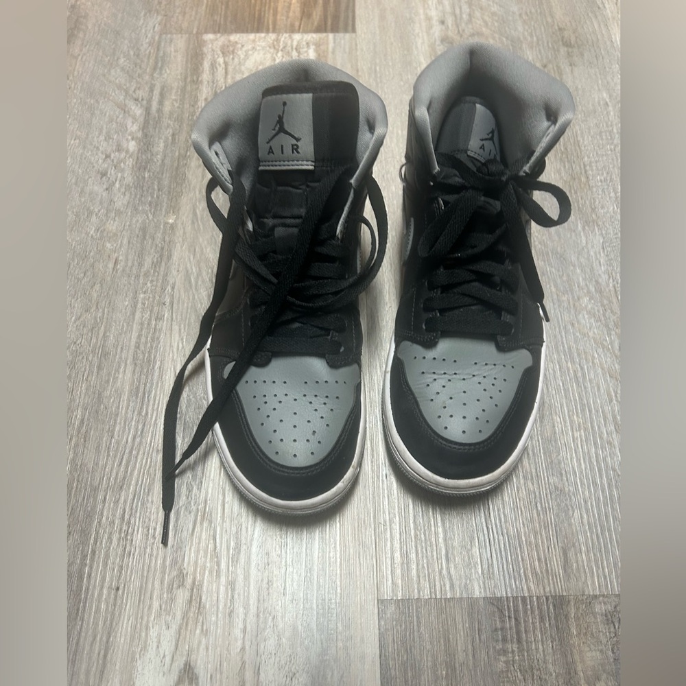 Air Jordan Black and Gray Sneakers